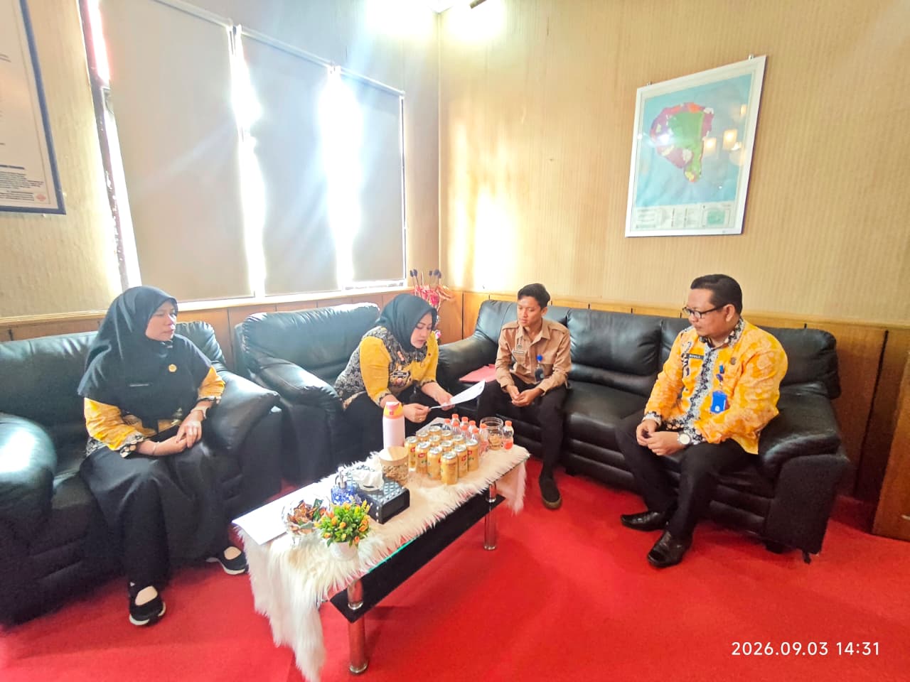 Kunjungan Kerja Kepala SPPG Juata Laut